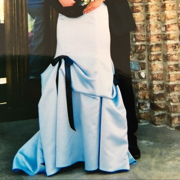 Jessica Mcclintock Periwinkle gown - Picture 3 of 8